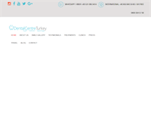 Tablet Screenshot of dentalcentreturkey.com